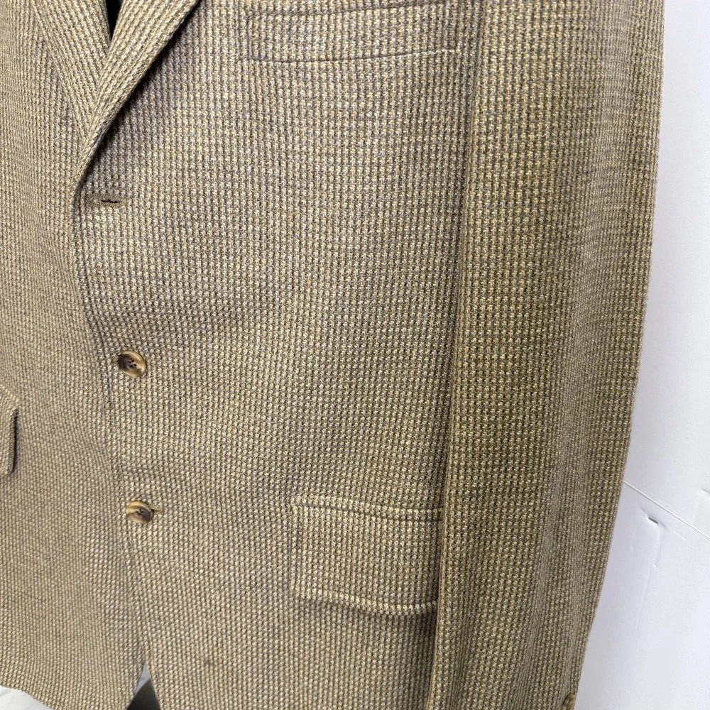 Cashmere South Wick Mens Sport Coat-42T Golden Brown Indiana Jones Professor‎